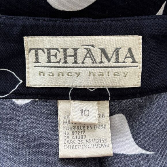 Tehama Nancy Haley Women Sz 10 Golf Skort Floral Tenniscore Athletic Athleisure - Picture 6 of 8